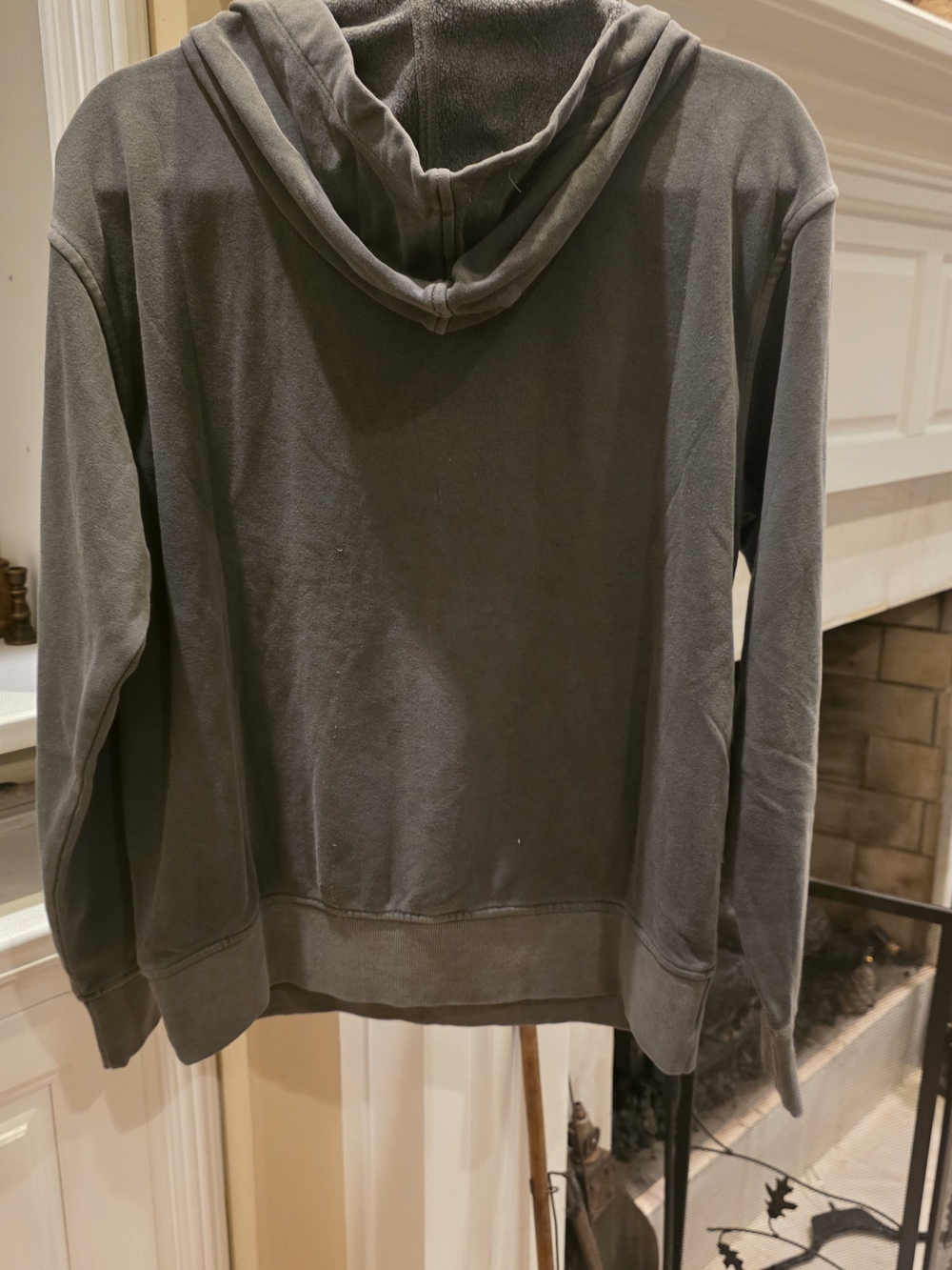 Zenana Outfitters Charcoal Gray Pullover Hoodie - Picture 2 of 3